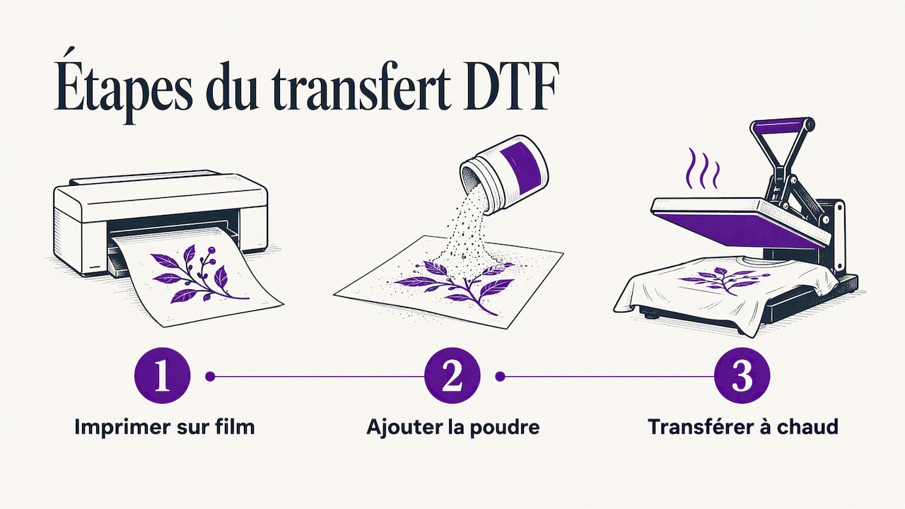 Comparaison des procédés d’impression DTF et DTG