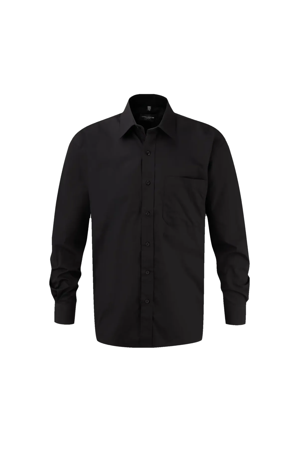 Russell RU936M - Chemise homme popeline pur coton manches longues