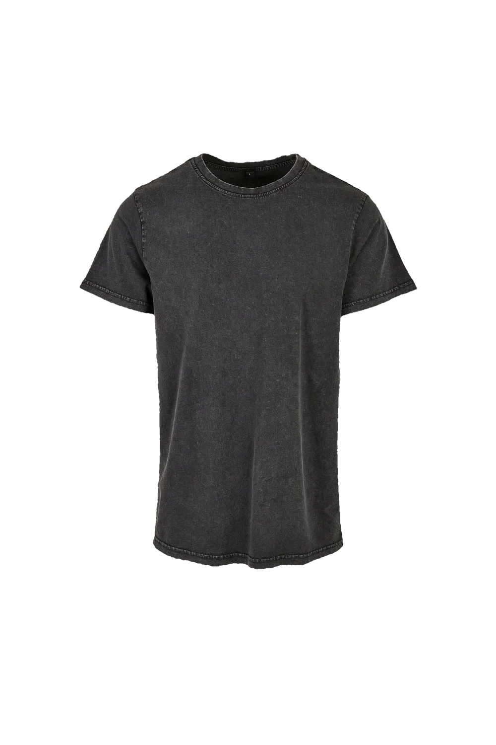 Build Your Brand Acid Washed Round Neck Tee