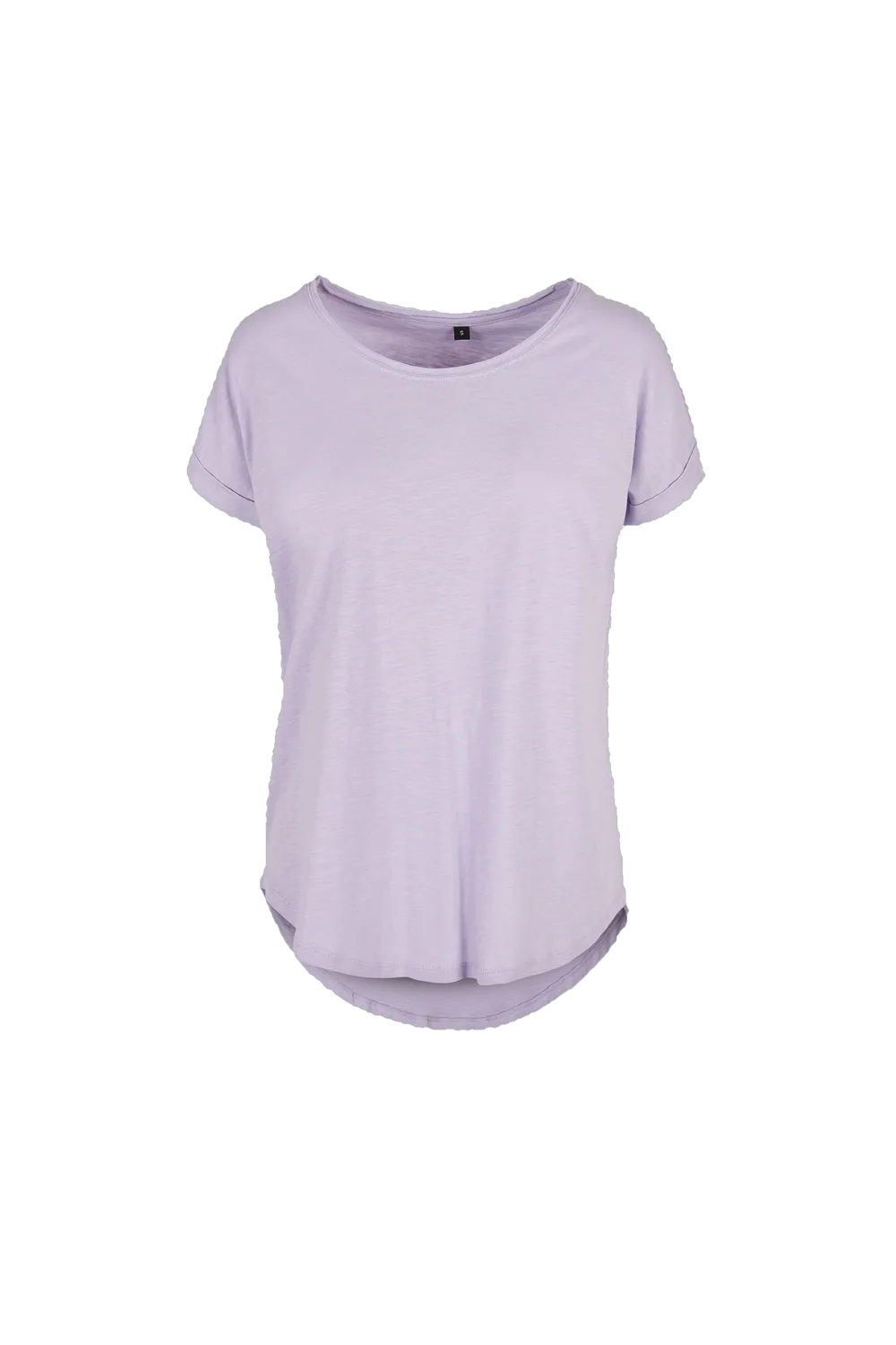 Build Your Brand Ladies Long Slub Tee