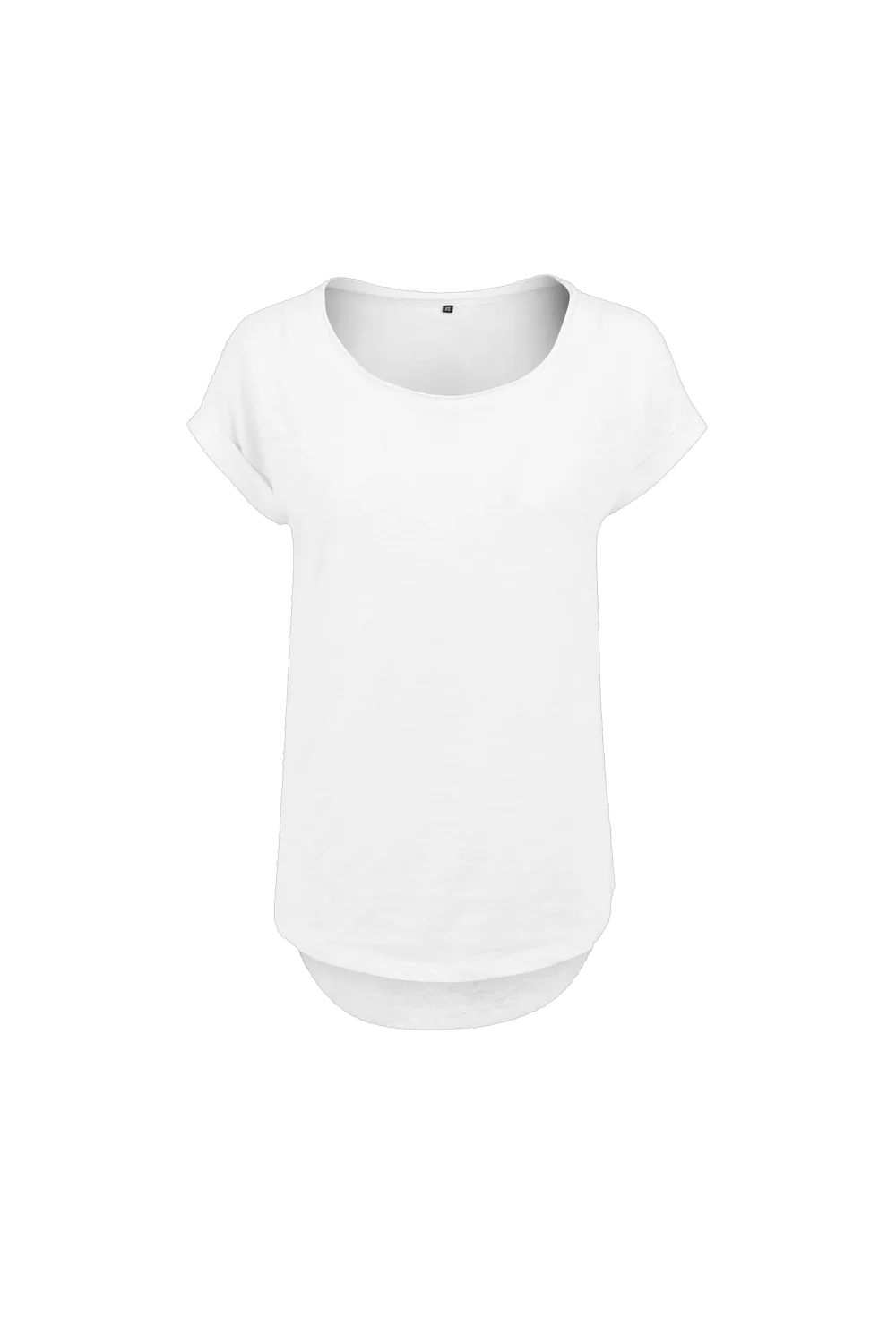 Build Your Brand Ladies Long Slub Tee
