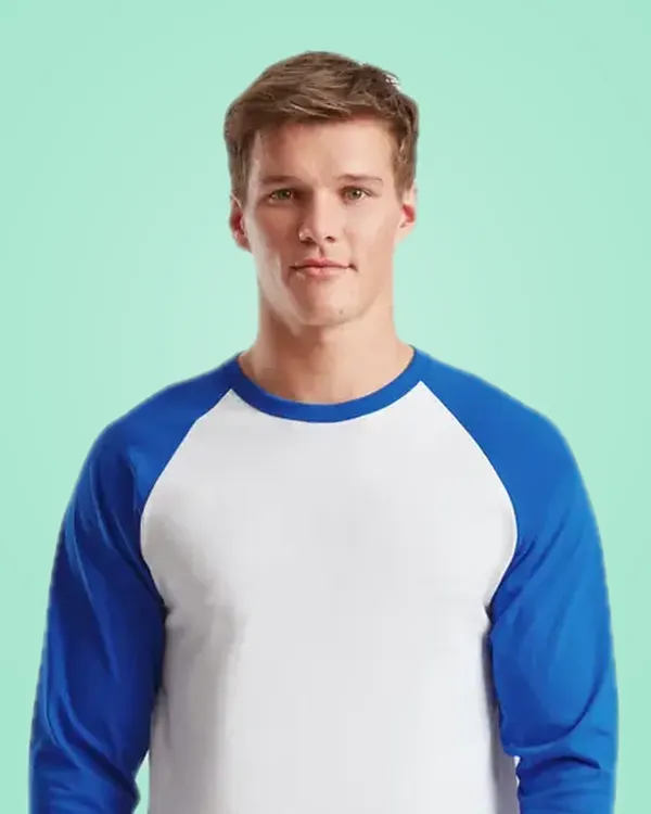 Fruit of the Loom Long Sleeve Baseball T-Shirt